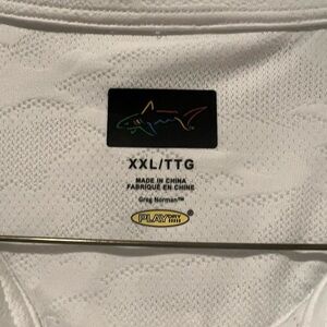 Greg Norman Collection White Polo Shirt
